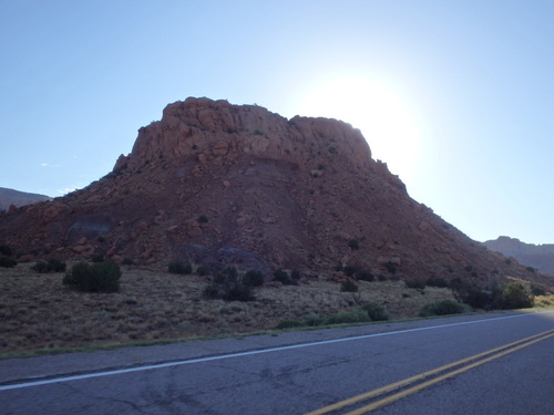 GDMBR: A butte is visible to the northeast.